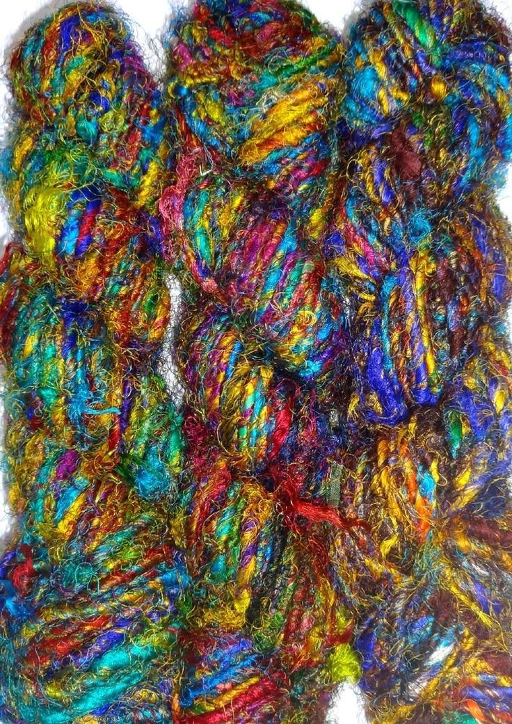 Recycled silk yarn (19)